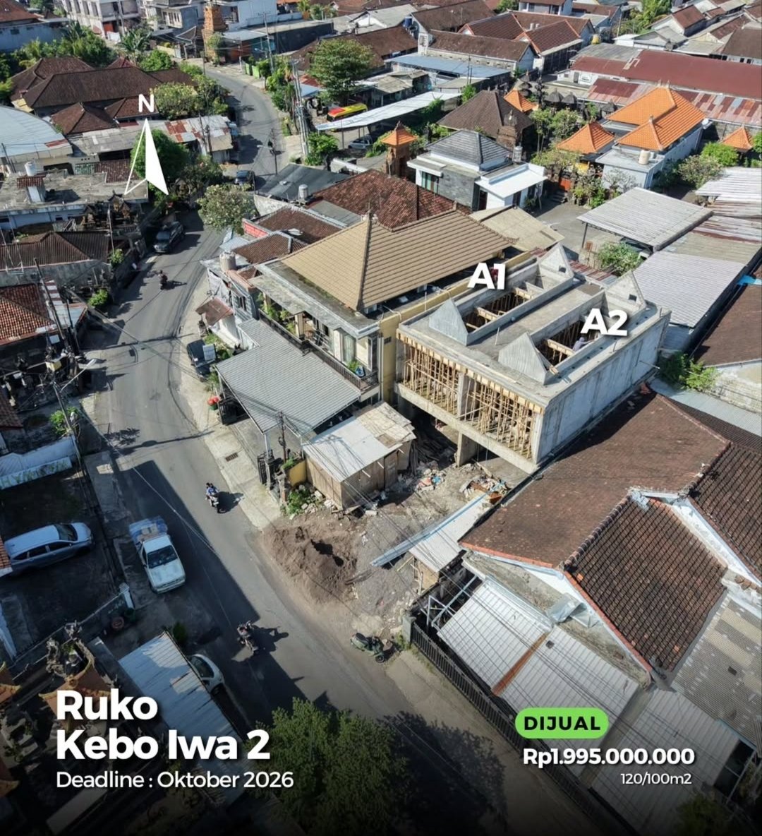 Ruko Di Jual di Denpasar Ruko Baru Di Kebo Iwa Denpasar Utara - foto 15