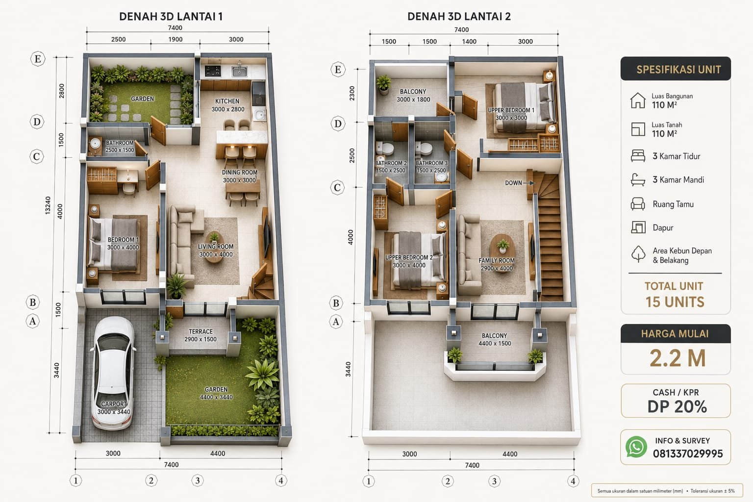 Rumah di Jual di Denpasar Griya Trisna Florence Pidada UBUNG Denpasar - foto 4