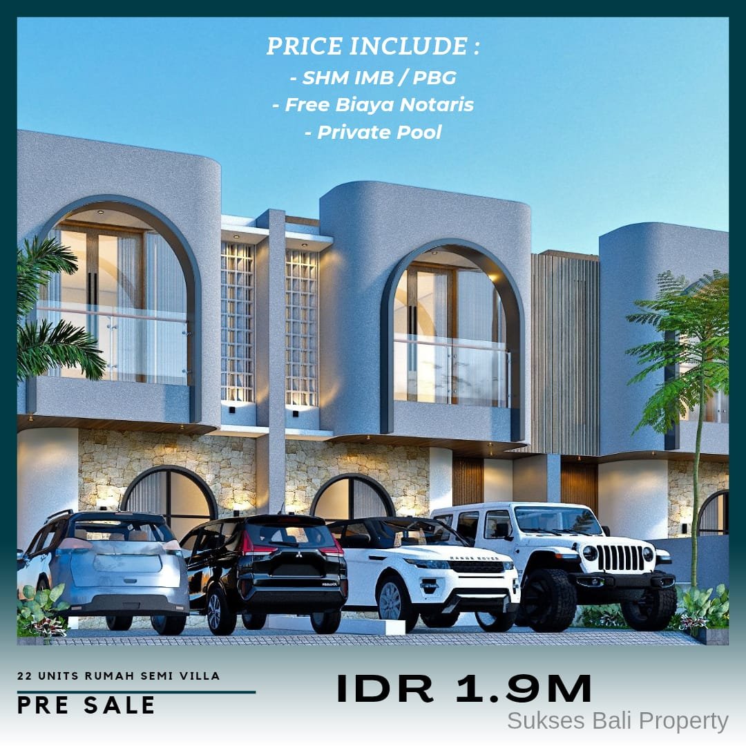 Rumah di Jual di Denpasar Selatan Cluster Villa Ambengan - foto 8