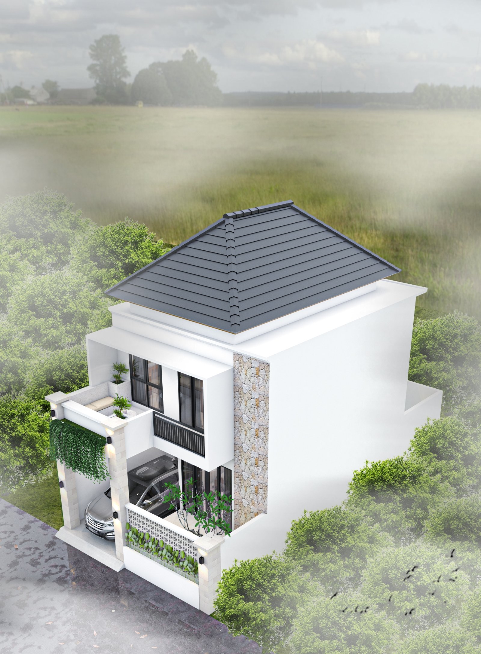 Rumah di Jual di Dalung Griya Trisna – Rumah Modern Tropical di Dalung Dekat Canggu - foto 7