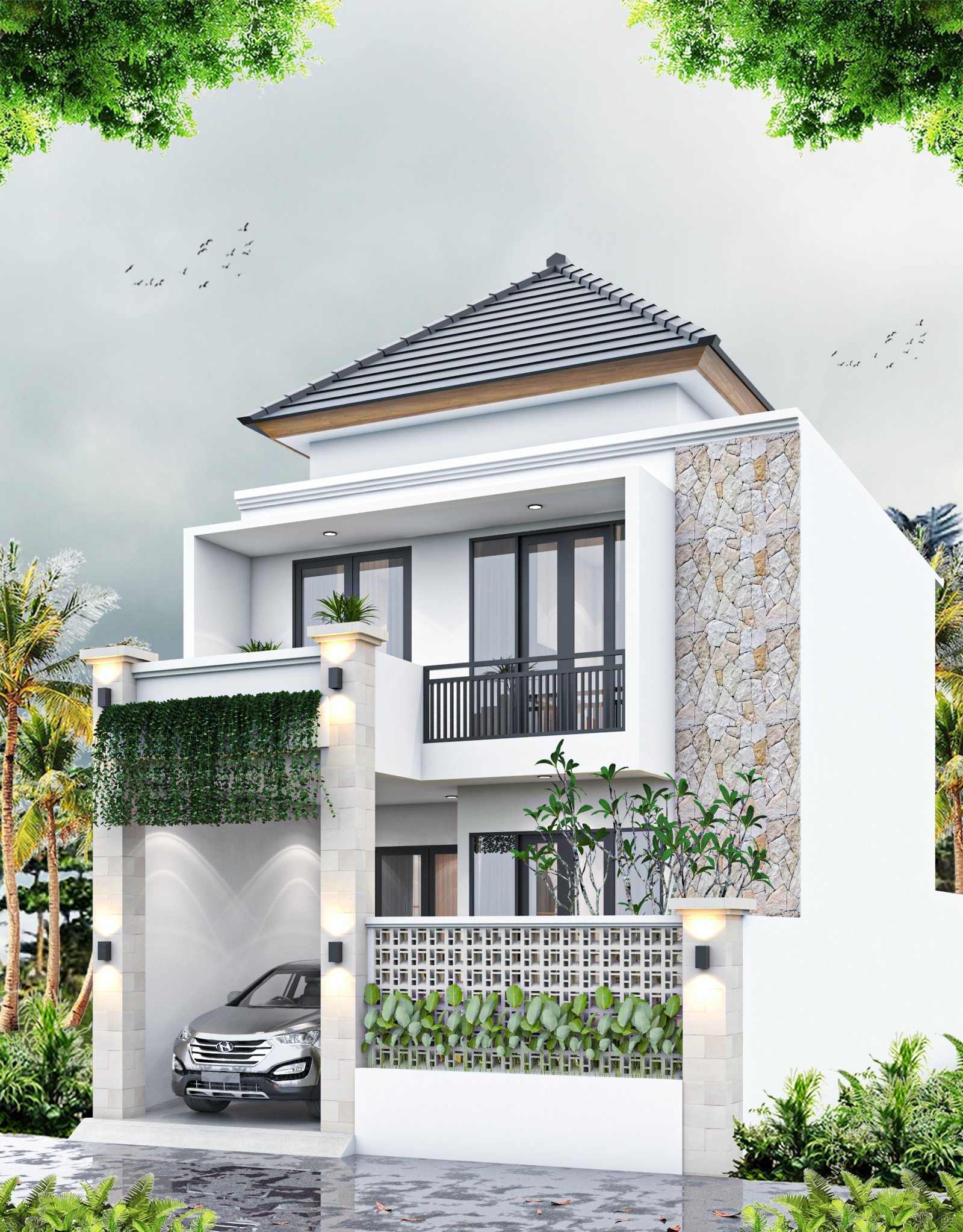 Rumah di Jual di Dalung Griya Trisna – Rumah Modern Tropical di Dalung Dekat Canggu - foto 5