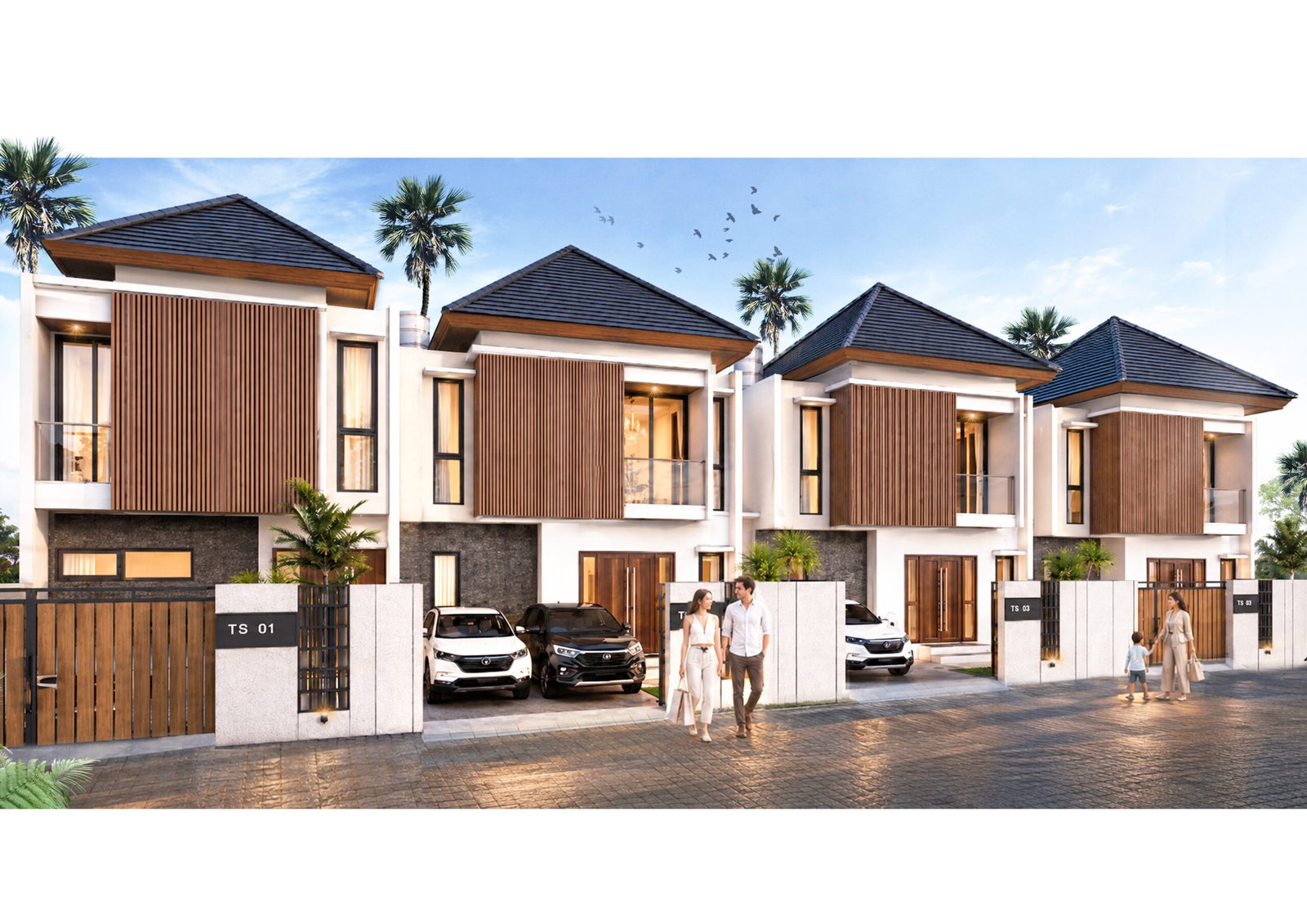 Rumah Dijual di Dalung 2 Lantai: Taman Sukma Residence Modern Tropis - foto 11