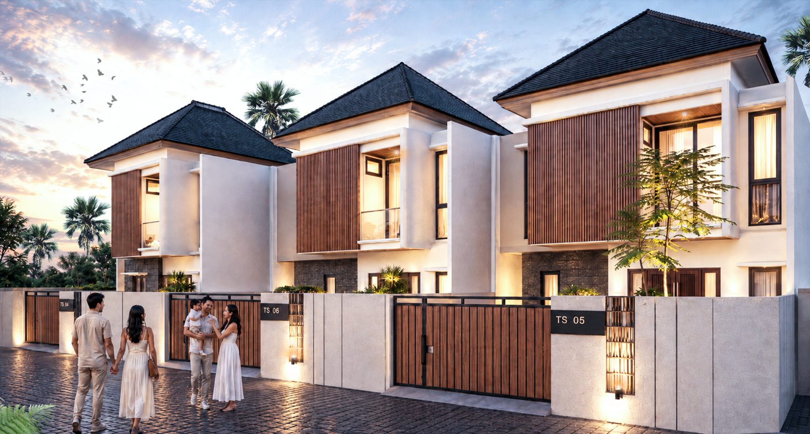 Rumah Dijual di Dalung 2 Lantai: Taman Sukma Residence Modern Tropis - foto 12