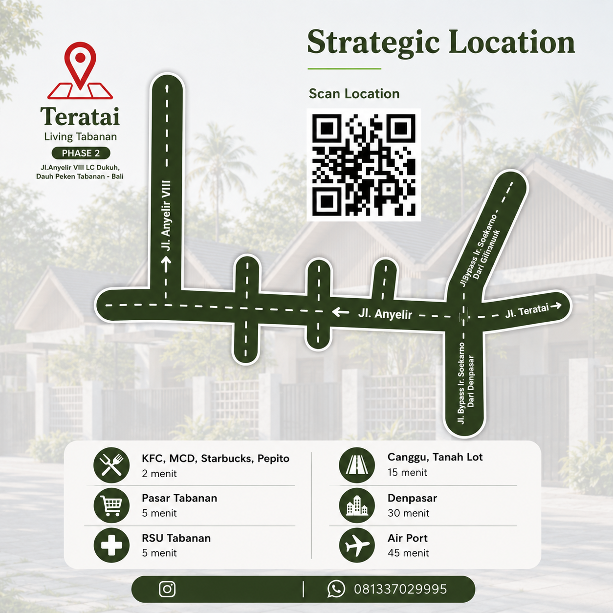 Rumah Di Jual di Tabanan Teratai Living Phase 2 Kediri Tabanan - foto 4