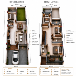Layout Rumah Dijual Di Denpasar Selatan Blessing Residence