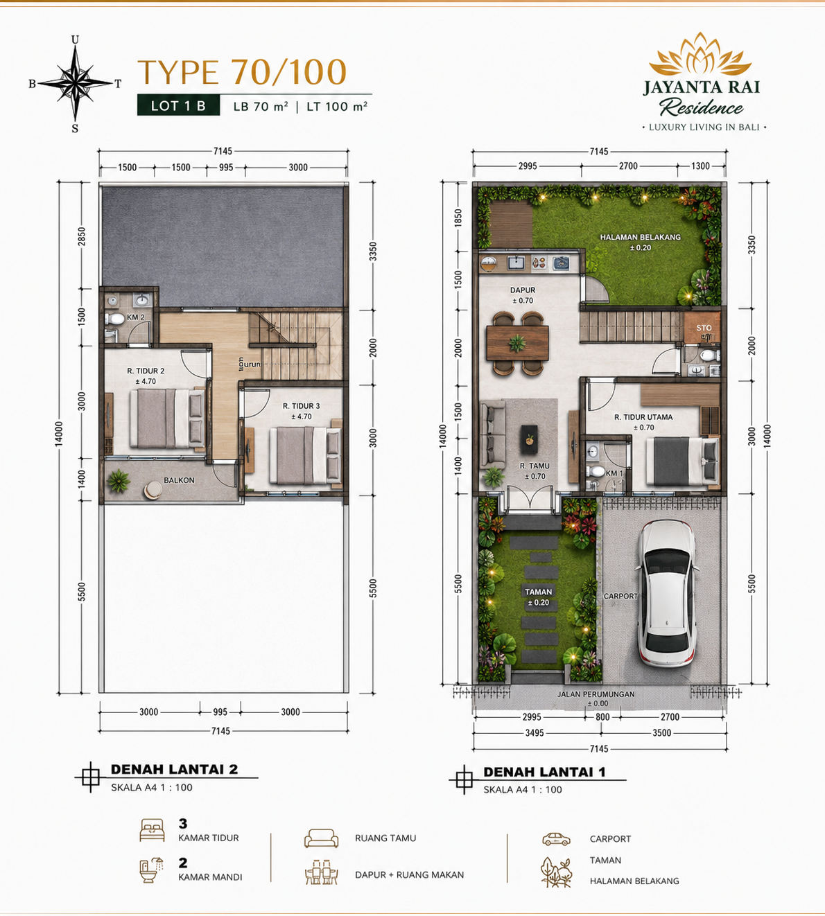 Jayanta Rai Residence: Rumah Premium Dijual di Denpasar Timur - foto 7