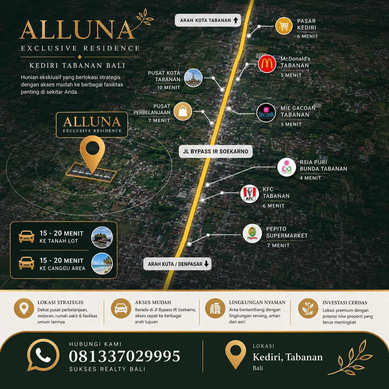 Rumah Di Jual di Tabanan Alluna Exclusive Residence Kediri Tabanan - foto 6