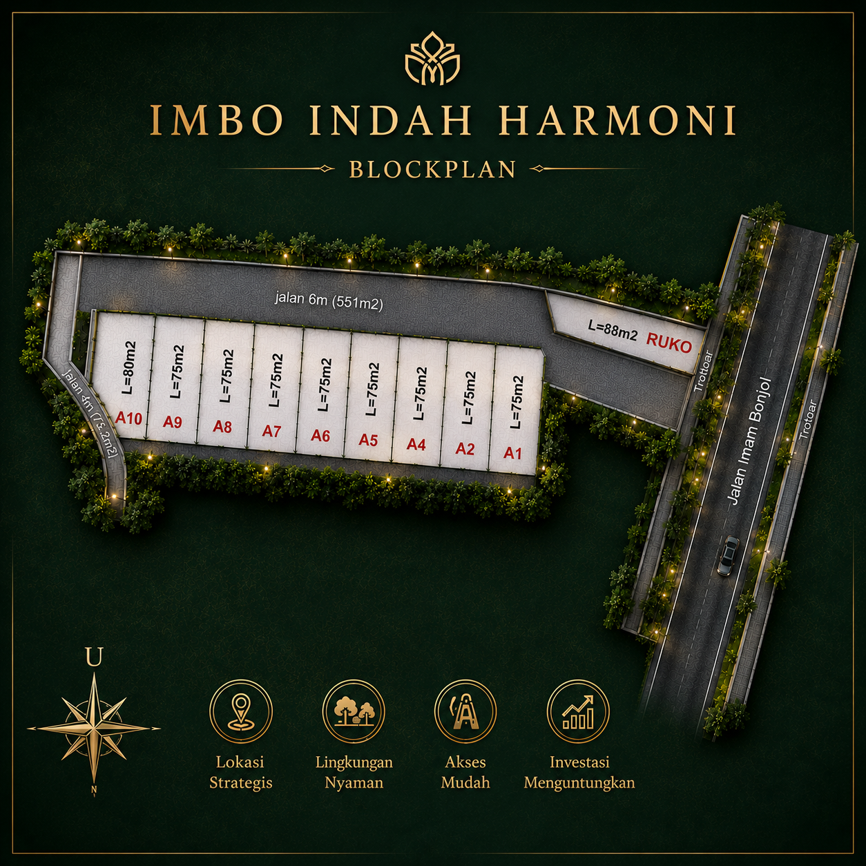 Rumah di Jual di Denpasar IMBO Indah Harmoni Denpasar - foto 9