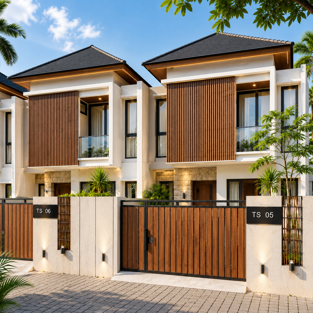 Rumah Dijual di Dalung 2 Lantai: Taman Sukma Residence Modern Tropis - foto 16
