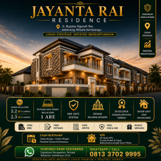 Jayanta Rai Residence: Rumah Premium Dijual di Denpasar Timur - foto 38