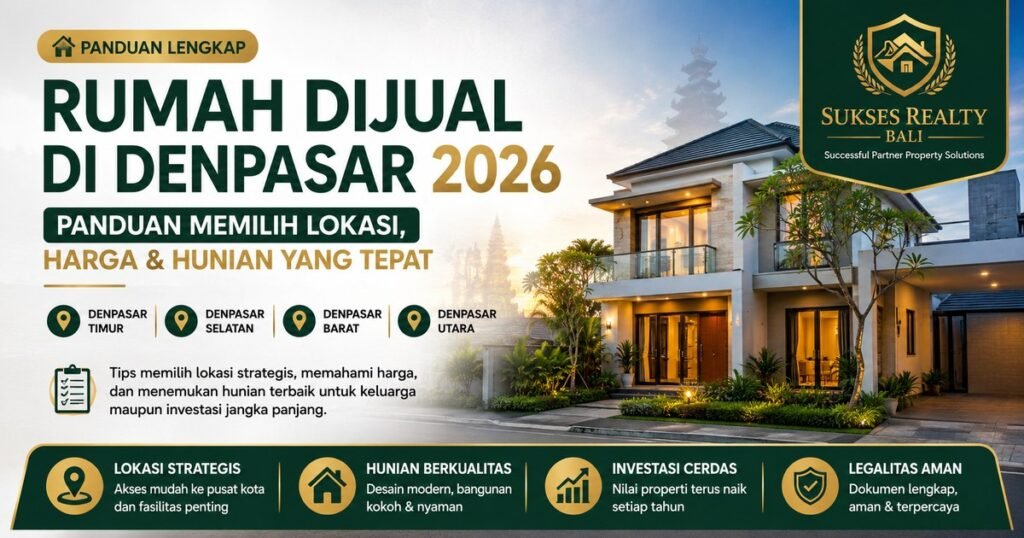 Poster Rumah Dijual Di Denpasar