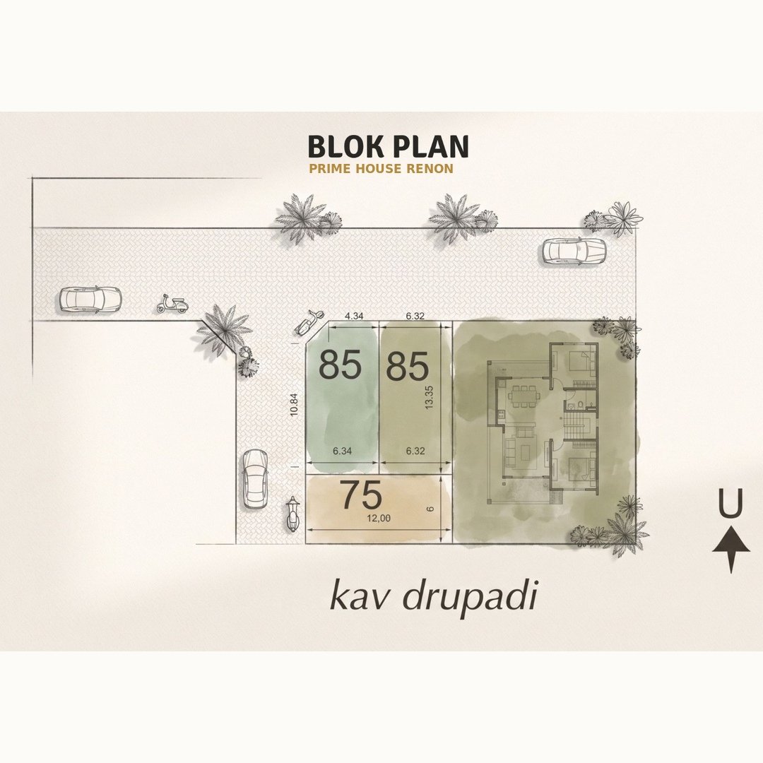 RUMAH DIJUAL DI RENON DENPASAR, 3 UNIT PRIME HOUSE RENON - foto 5