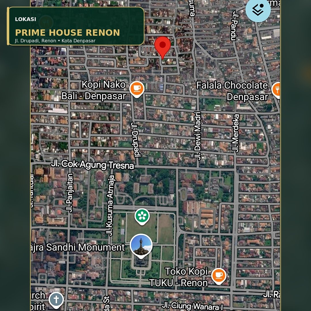 RUMAH DIJUAL DI RENON DENPASAR, 3 UNIT PRIME HOUSE RENON - foto 6