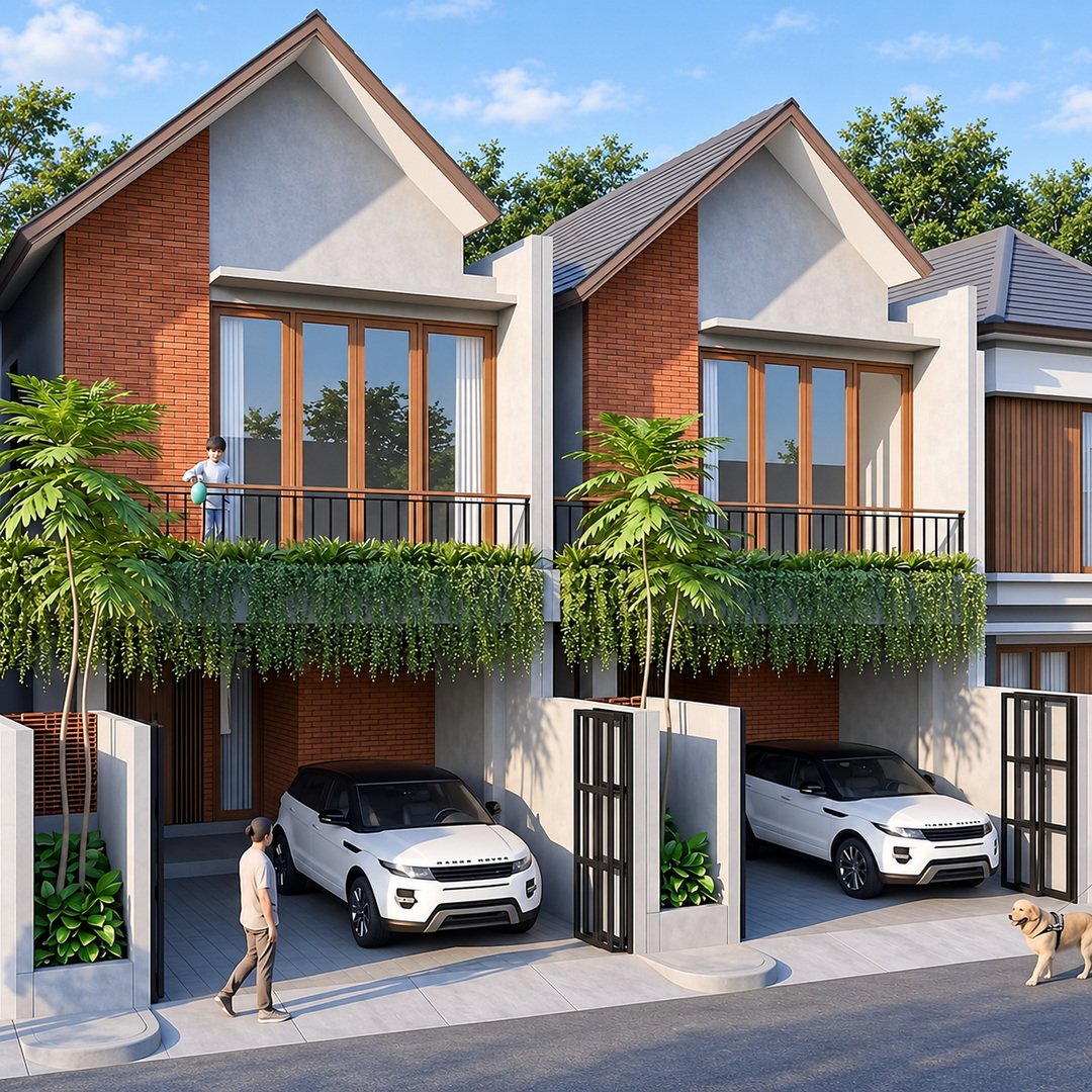 RUMAH DIJUAL DI RENON DENPASAR, 3 UNIT PRIME HOUSE RENON - foto 2