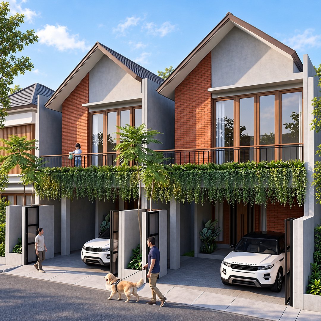 RUMAH DIJUAL DI RENON DENPASAR, 3 UNIT PRIME HOUSE RENON - foto 3