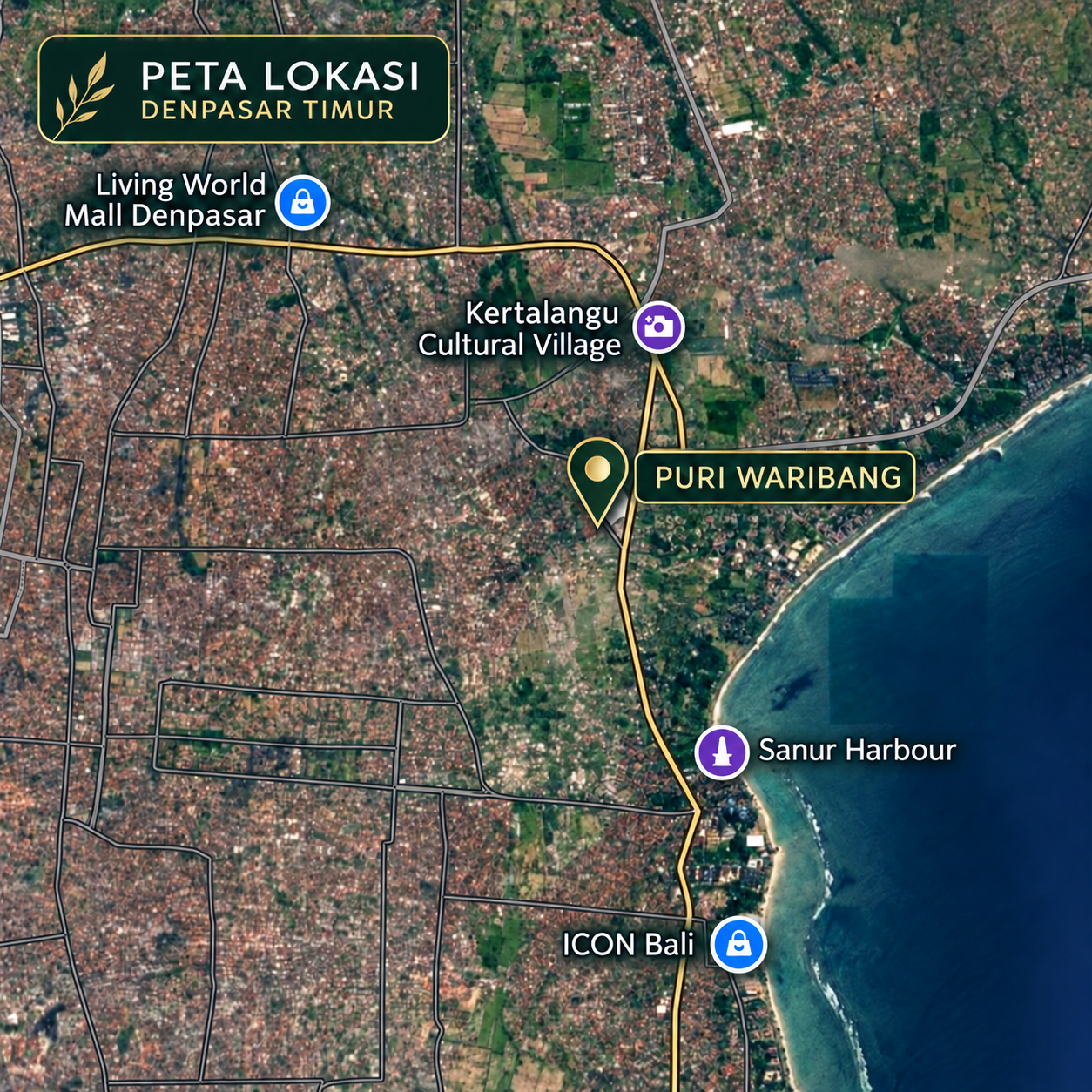 Rumah DIJUAL di Denpasar PURI WARIBANG KESIMAN DENPASAR TIMUR - foto 9