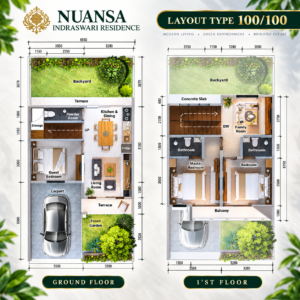Lay Out Rumah Nuansa INDRASWARI RESIDENCE RUMAH DIJUAL DI DENPASAR TIMUR