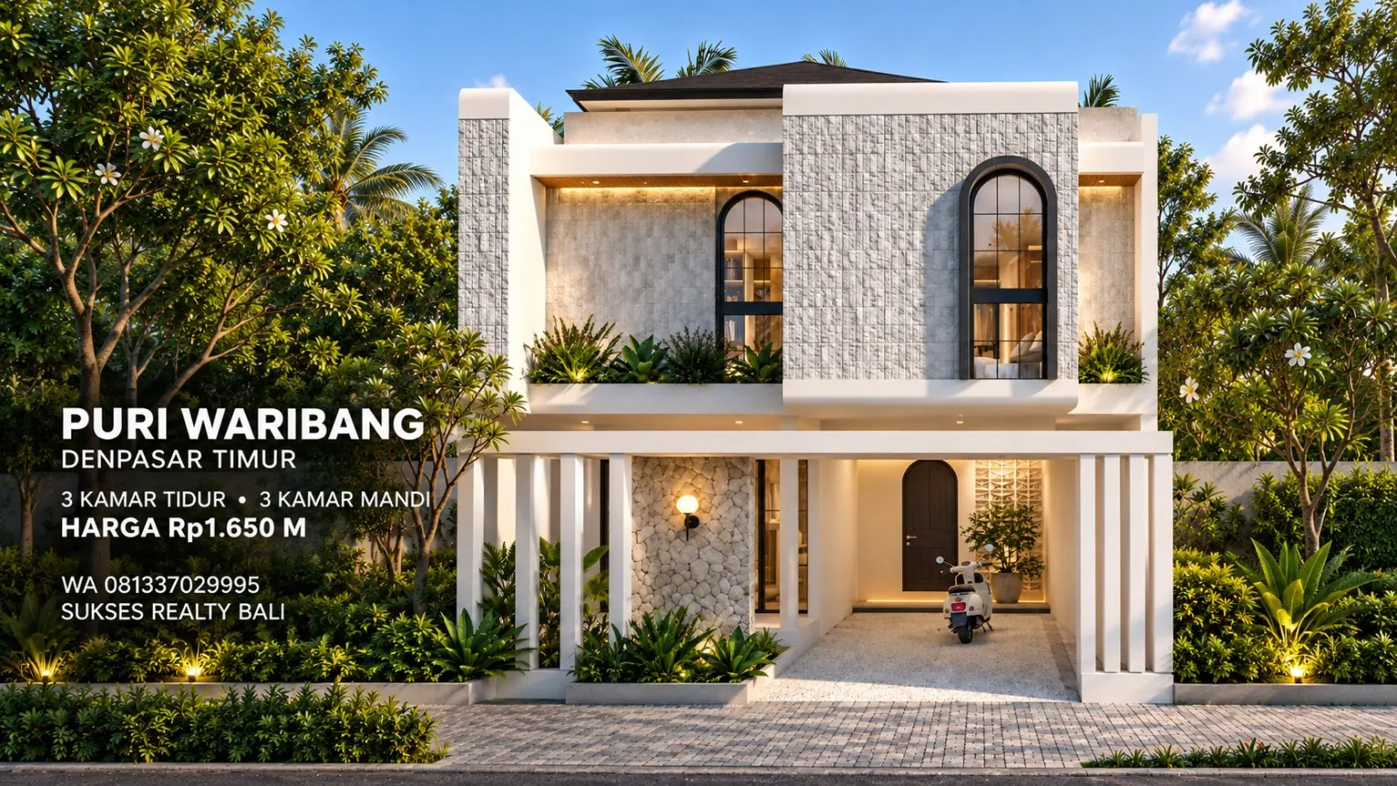 Rumah DIJUAL di Denpasar PURI WARIBANG KESIMAN DENPASAR TIMUR - foto 1